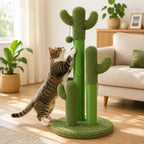 Griffoir chat 3 cactus - Protège vos meubles | CactiCat