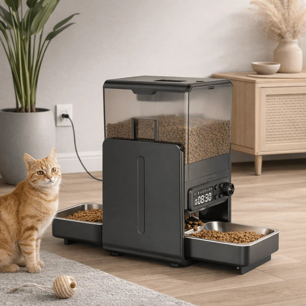 Distributeur de Croquettes Connecté WiFi | Appli Smartphone