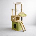 Petit Arbre à Chat d'Intérieur en Bois | CatHaven