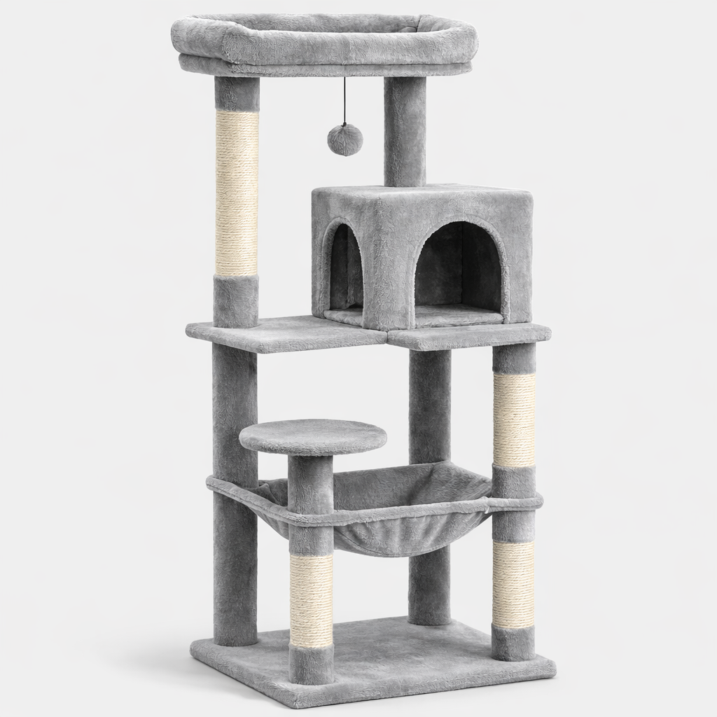 Arbre à Chat avec Hamac, Niches et Griffoirs | CatHaven