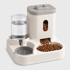 Distributeur de Croquettes avec Fontaine à Eau | Tout-en-Un
