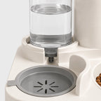 Distributeur de Croquettes avec Fontaine à Eau | Tout-en-Un