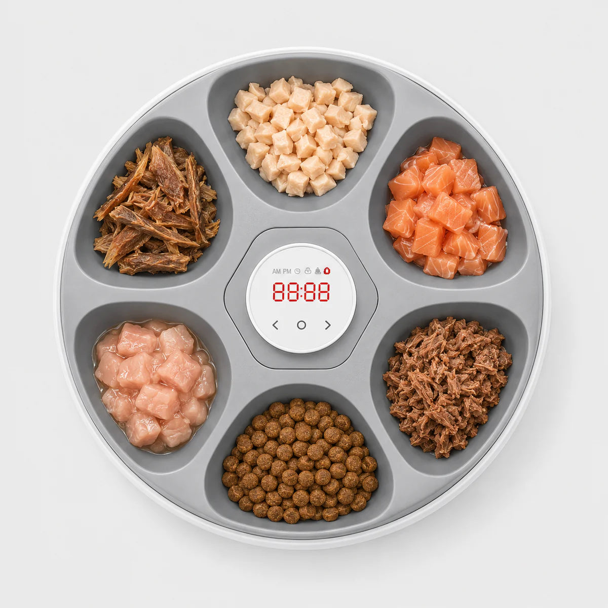 Distributeur Automatique de Croquettes 6 Repas pour Chats
