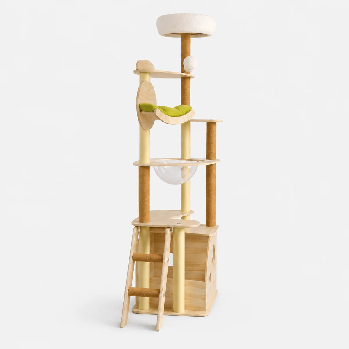 Petit Arbre à Chat d'Intérieur en Bois | CatHaven