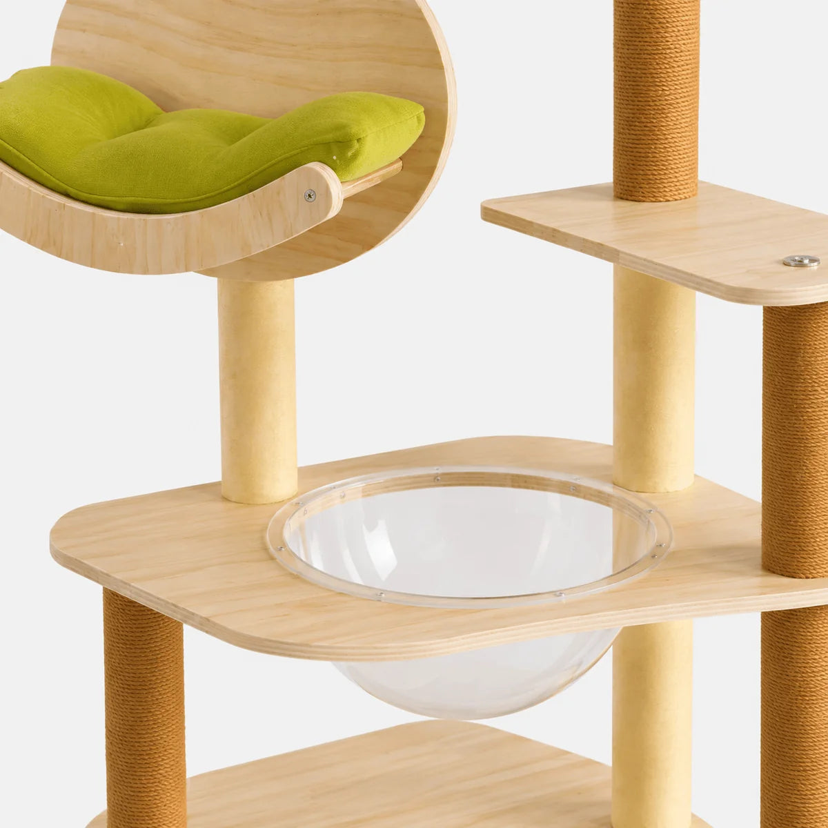 Petit Arbre à Chat d'Intérieur en Bois | CatHaven