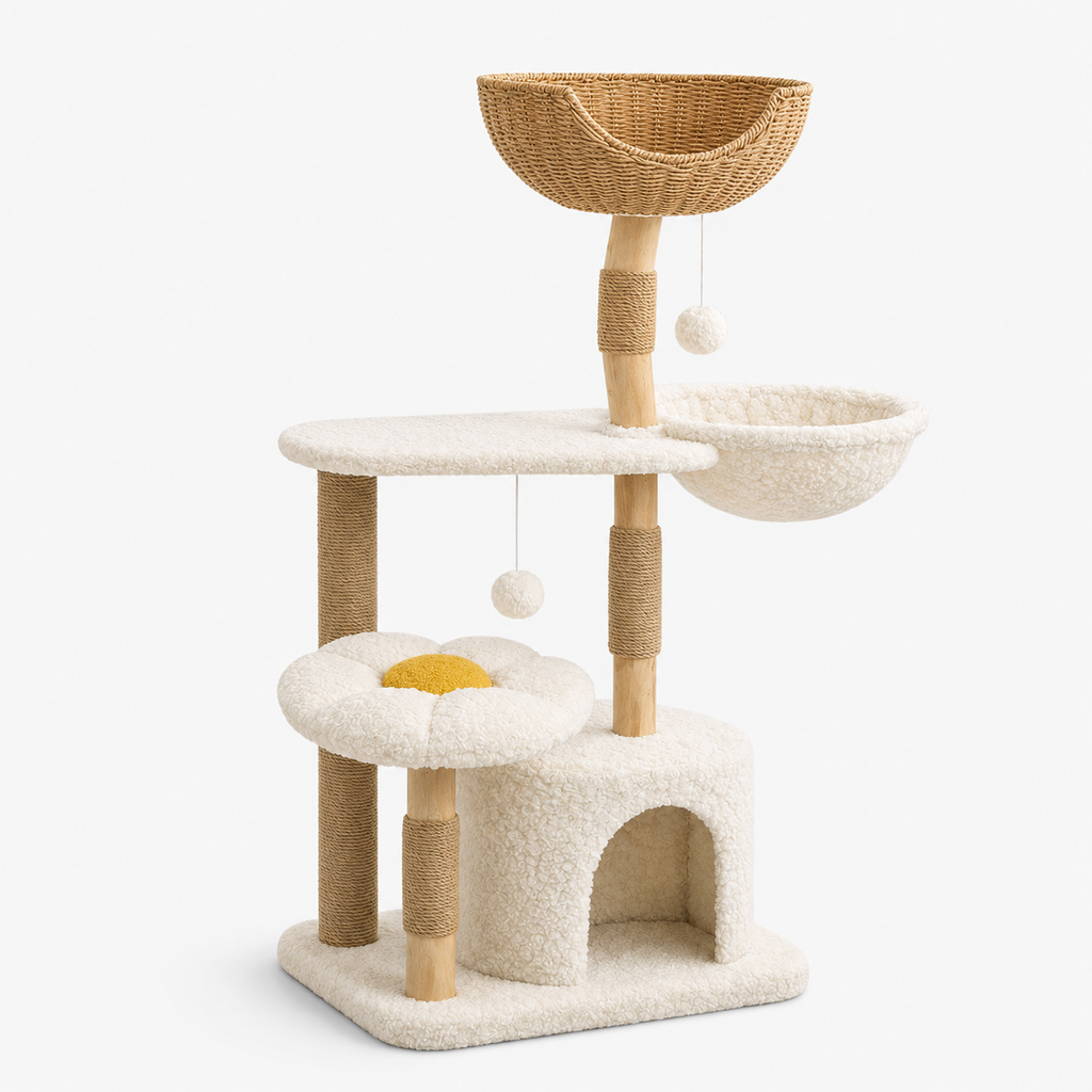 Petit Arbre à Chat de Luxe avec Niche | CatHaven