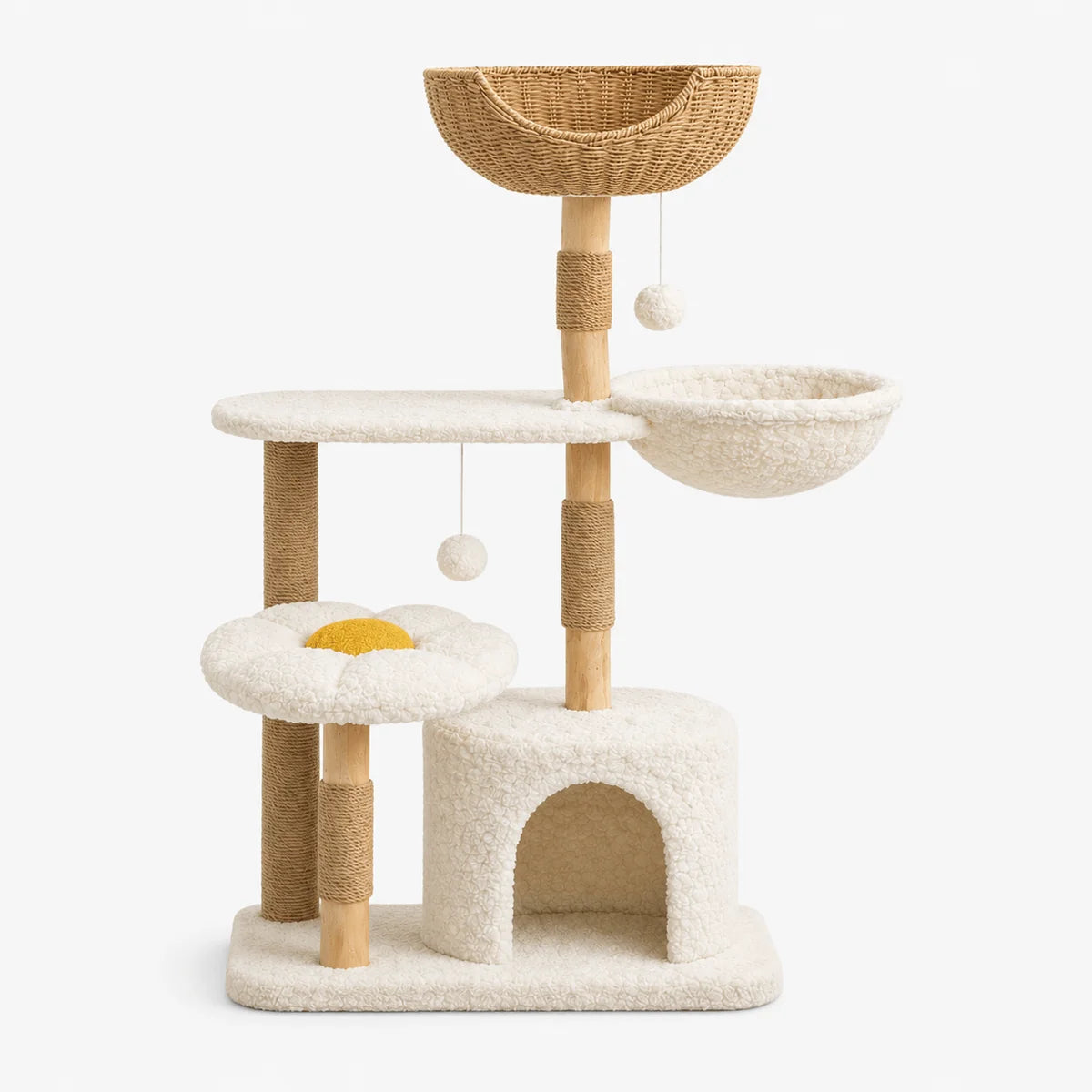 Petit Arbre à Chat de Luxe avec Niche | CatHaven