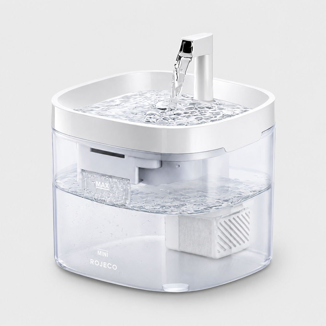 Fontaine à Eau Transparente et Intelligente 1,5L