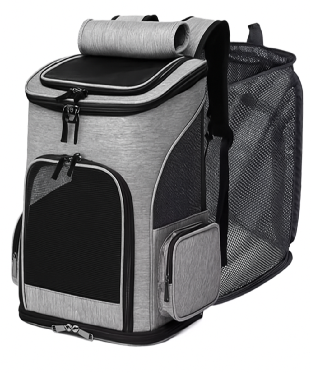 Sac à dos extensible et ventilé pour chats