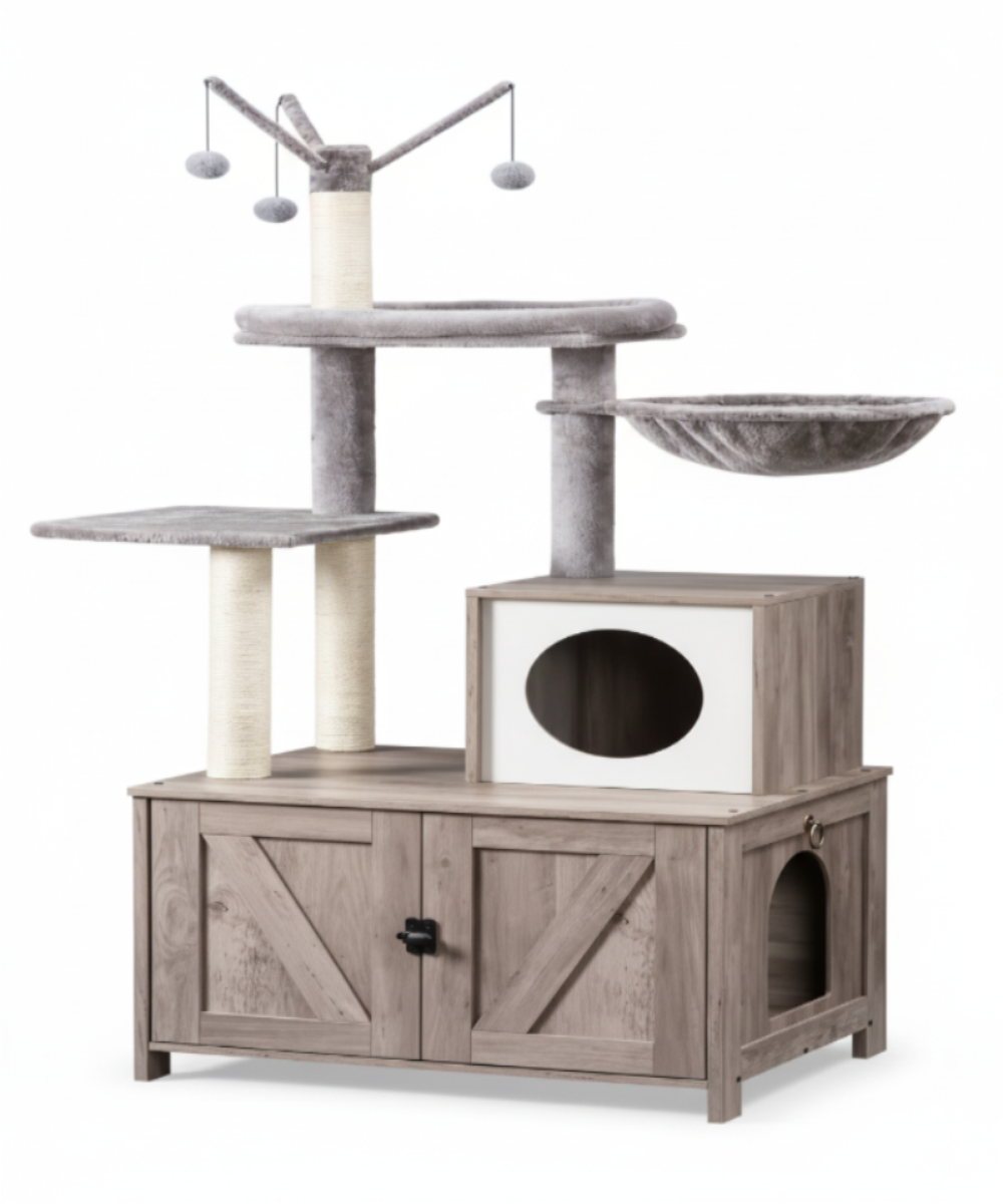 Arbre à chat de luxe multi-niveaux