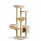 Arbre à Chat Beige Confortable, Stable | CatHaven