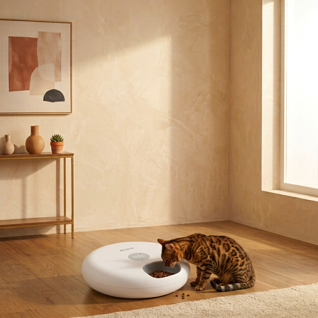 Distributeur Automatique de Croquettes 6 Repas pour Chats