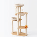 Arbre à Chat Natura en Bois Naturel, Minimaliste | CatHaven