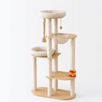 Arbre à Chat Natura en Bois Naturel, Minimaliste | CatHaven