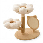 Arbre à Chat Floral en Bois Massif, Design | CatHaven