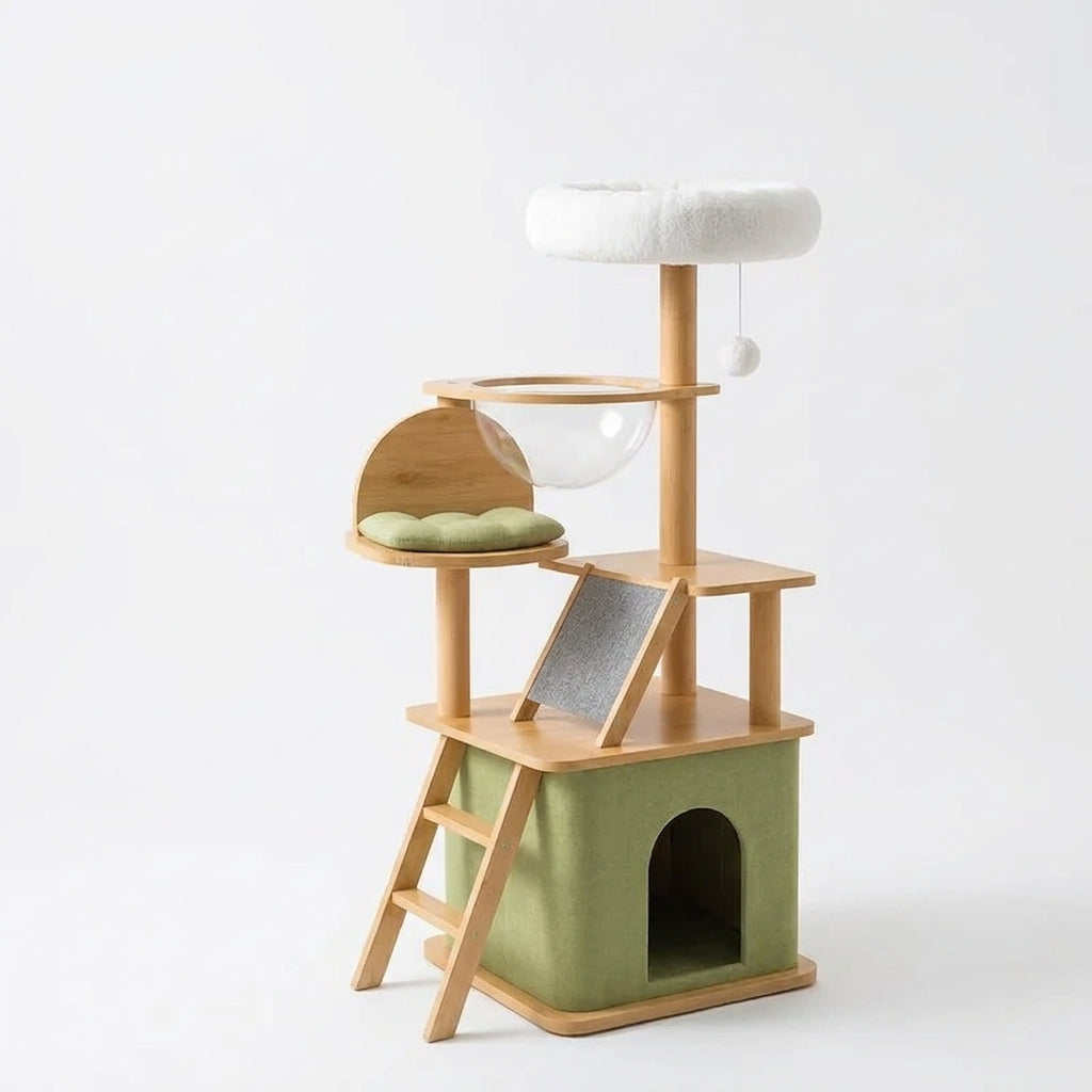 Arbre à Chat 140 cm, Design Minimaliste | CatHaven