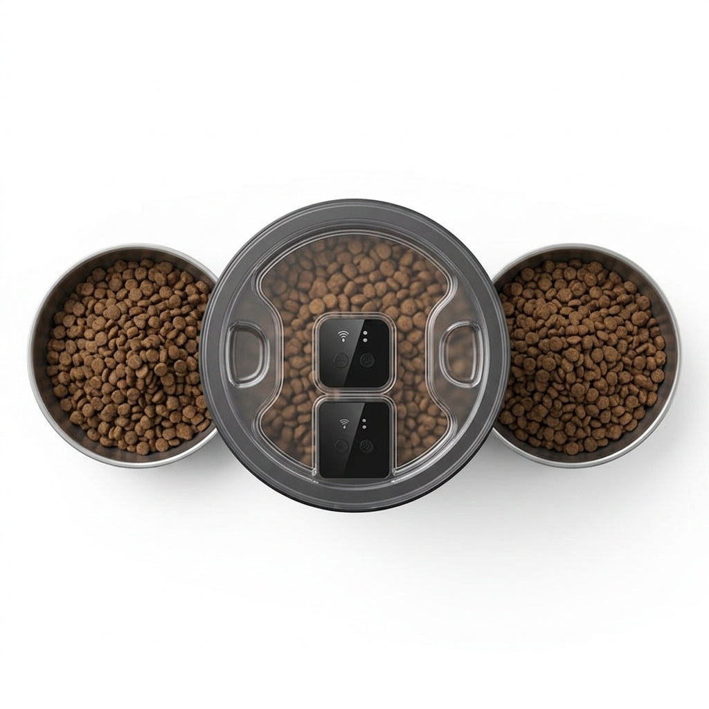 Distributeur Croquettes Silencieux 2 Chats | CatHaven