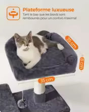 Arbre à Chat avec Hamac, Niches et Griffoirs | CatHaven