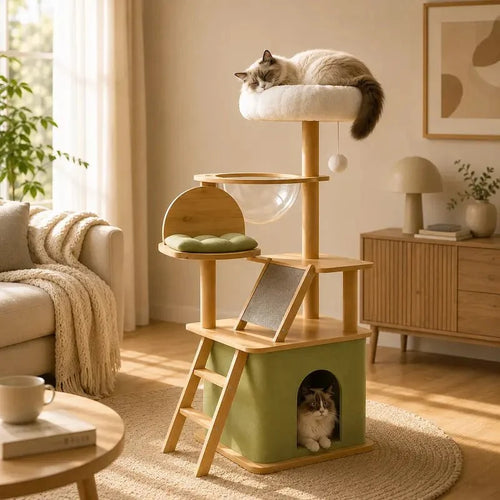 Arbre à chat 140 cm - Stable & design | Linéa