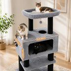 Arbre à chat condo spacieux - Confort XXL | Feliora
