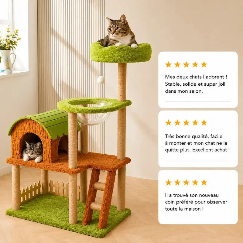 Arbre à chat Jungle Paradis - Multi-niveaux | Nekko