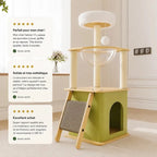 Arbre à chat Linea 100 - Compact et stable | FelinoHome