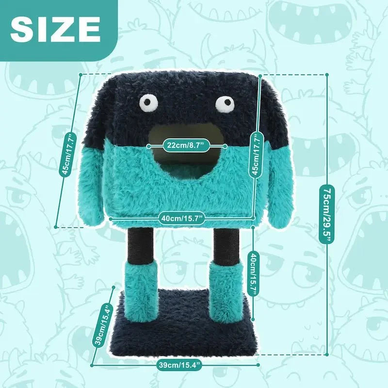 Arbre à chat Monster – Design mignon & fun | MonsterCat