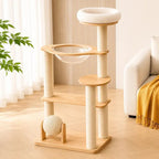 Arbre à chat scandinave - Élégant & stable | NekoHome