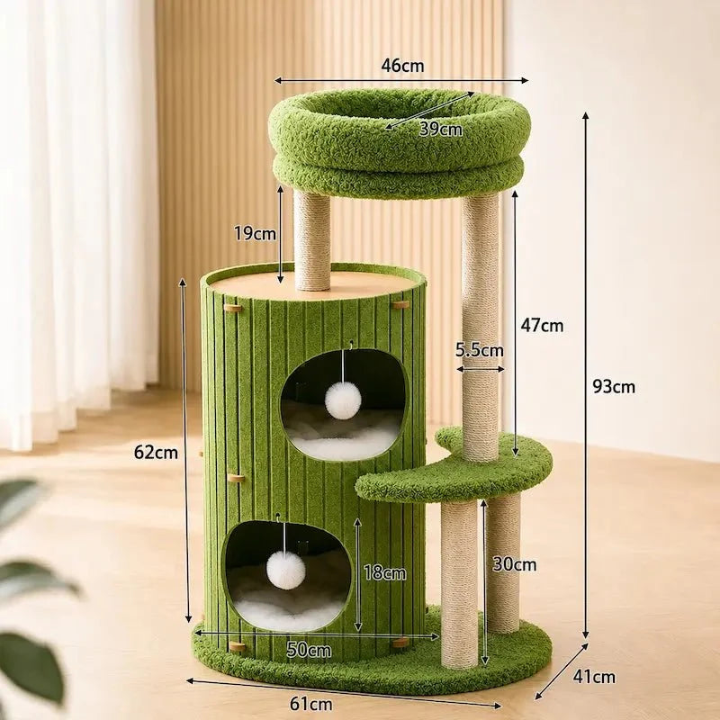 Arbre à chat tronc d'arbre - Design compact | Luna