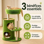 Arbre à chat tronc d'arbre - Design compact | Luna