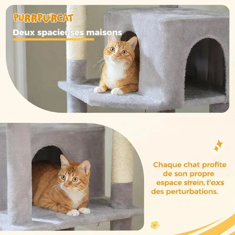 Arbre à chat XXL multi-niveaux - Ultra stable | FeliHome