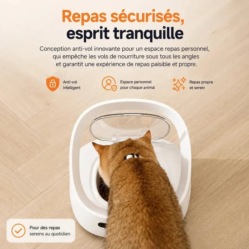 Distributeur croquettes sur mesure multi-animaux | SmartFeed