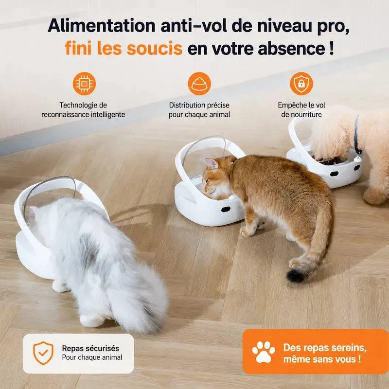 Distributeur croquettes sur mesure multi-animaux | SmartFeed