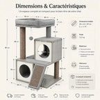 Petit arbre à chat moderne - Stable | UrbanNest